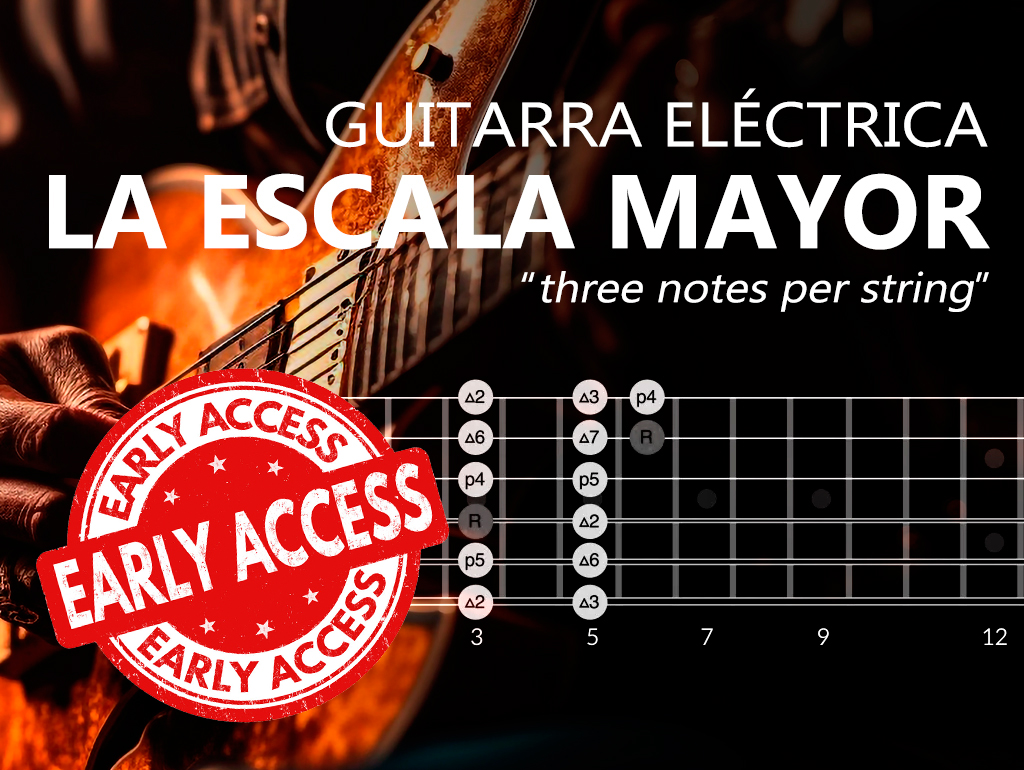 aprender-escala-mayor-guitarra-electrica-three-notes-per-string-early-access